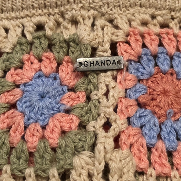 Ghanda beige crochet skirt - Picture 6 of 8